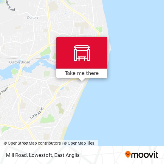 Mill Road, Lowestoft map