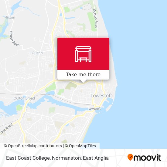 East Coast College, Normanston map
