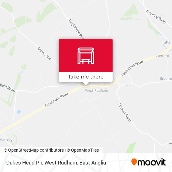 Dukes Head Ph, West Rudham map