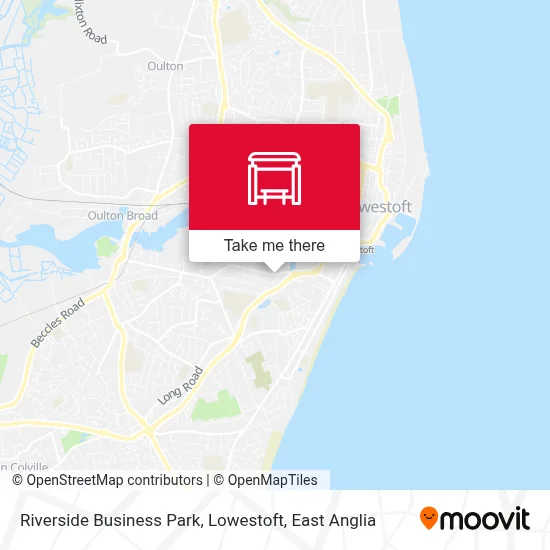 Riverside Business Park, Lowestoft map