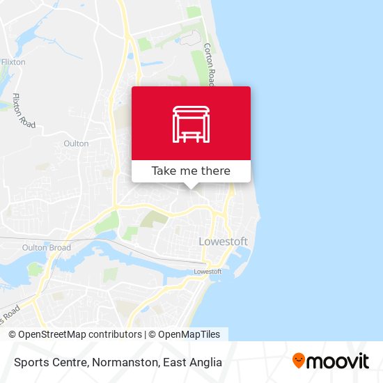 Sports Centre, Normanston map