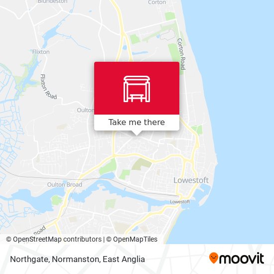 Northgate, Normanston map