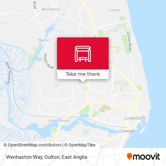Wenhaston Way, Oulton map