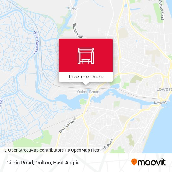 Gilpin Road, Oulton map