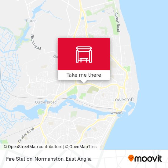 Fire Station, Normanston map
