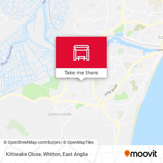 Kittiwake Close, Whitton map