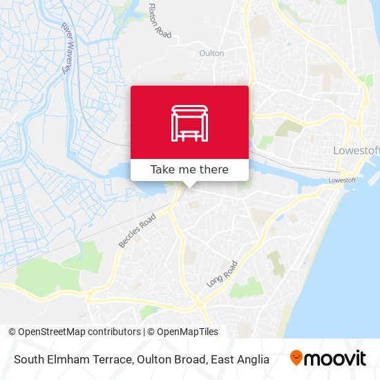 South Elmham Terrace, Oulton Broad map