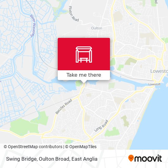 Swing Bridge, Oulton Broad map