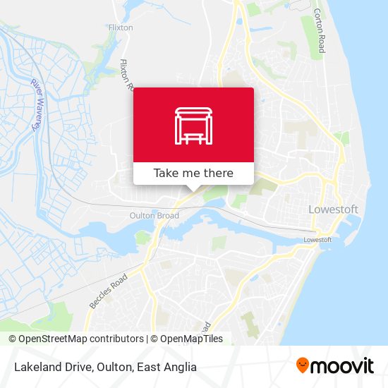 Lakeland Drive, Oulton map