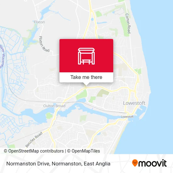Normanston Drive, Normanston map