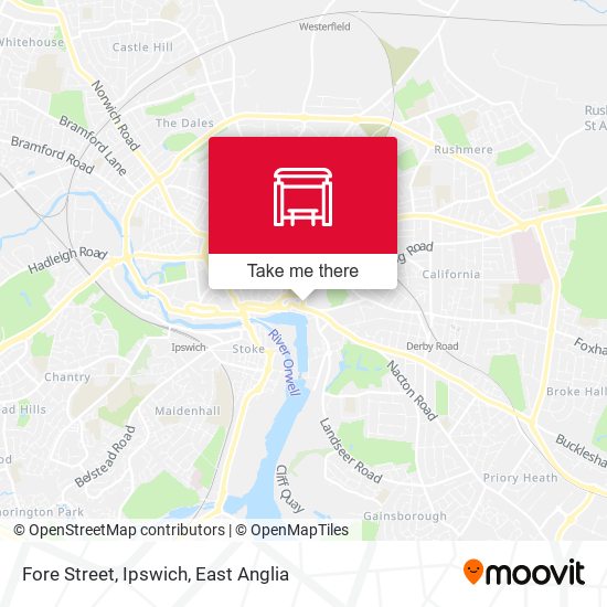 Fore Street, Ipswich map