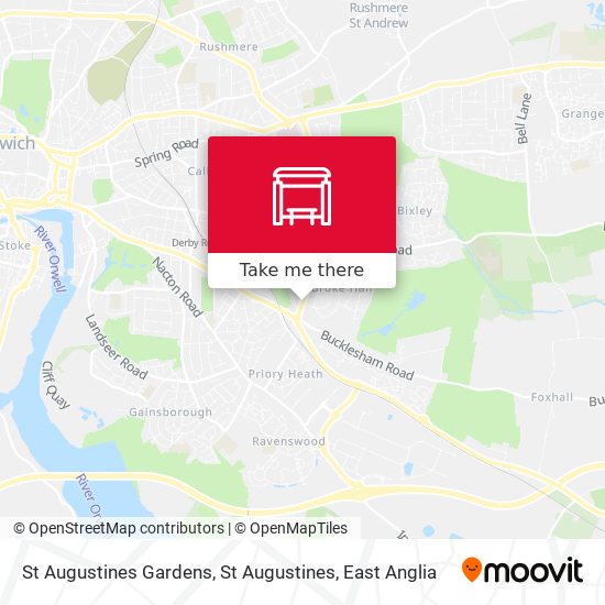 St Augustines Gardens, St Augustines map