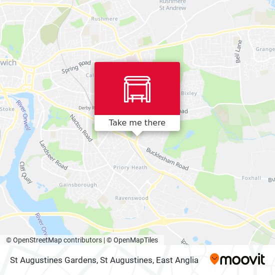 St Augustines Gardens, St Augustines map
