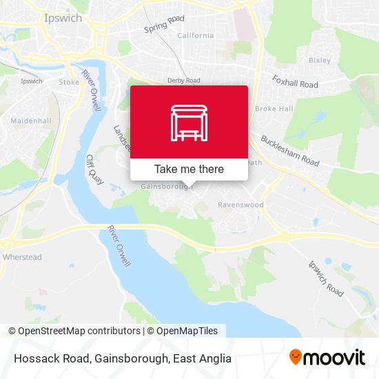 Hossack Road, Gainsborough map
