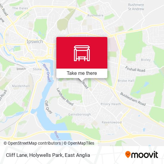 Cliff Lane, Holywells Park map