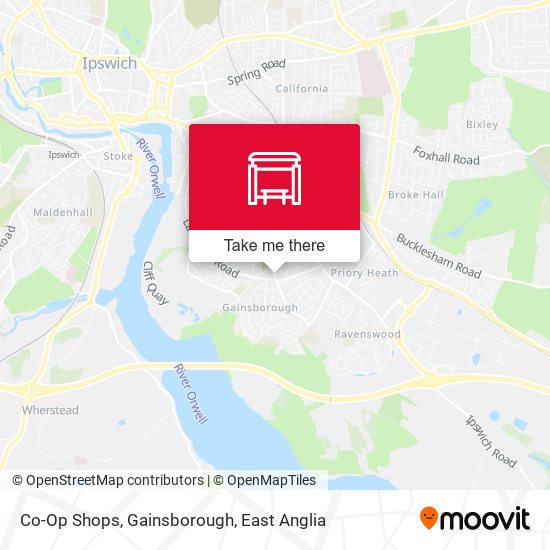 Co-Op Shops, Gainsborough map
