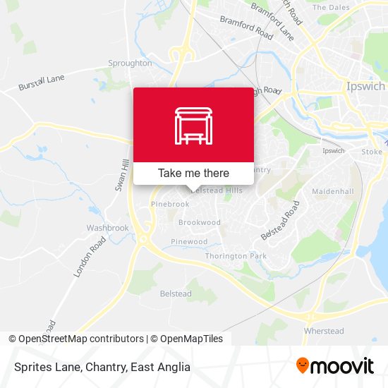 Sprites Lane, Chantry map