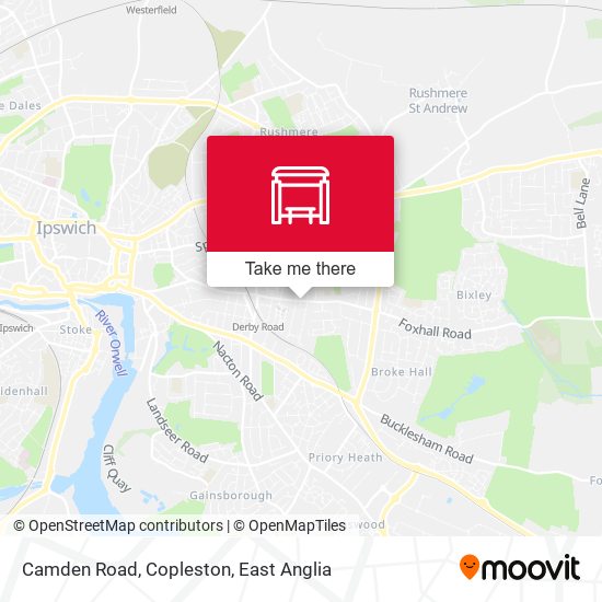 Camden Road, Copleston map