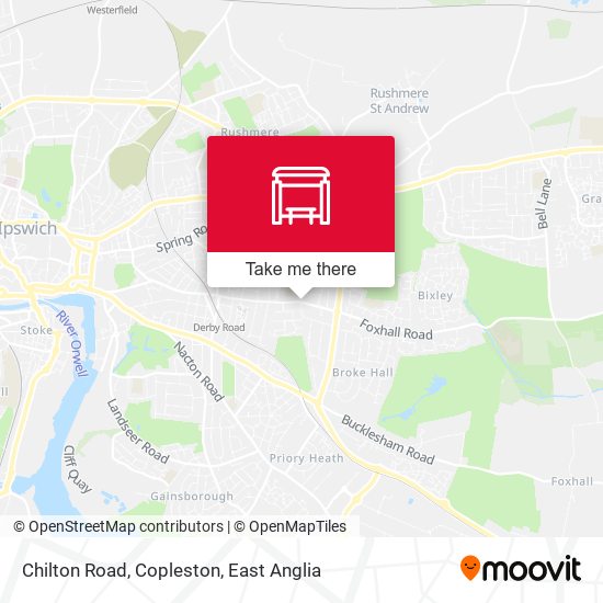 Chilton Road, Copleston map