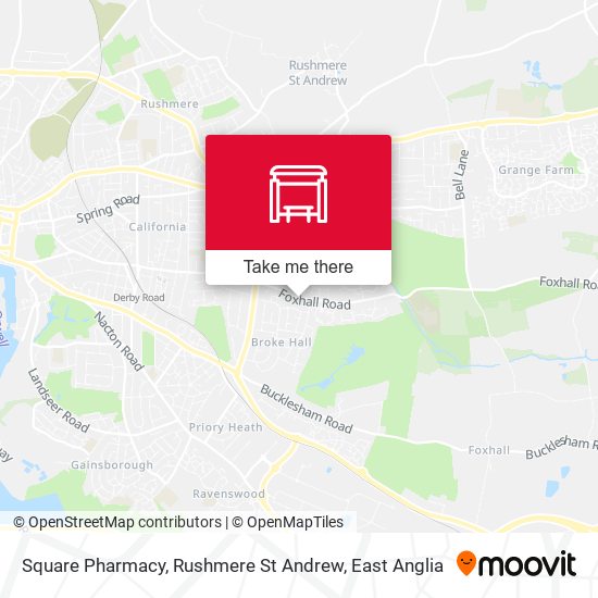 Square Pharmacy, Rushmere St Andrew map