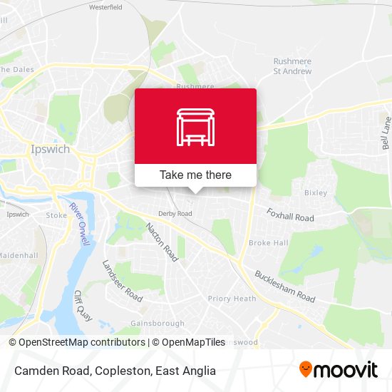 Camden Road, Copleston map
