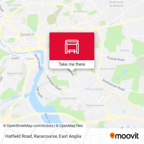 Hatfield Road, Racecourse map