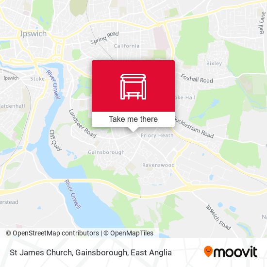 St James Church, Gainsborough map