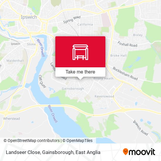Landseer Close, Gainsborough map
