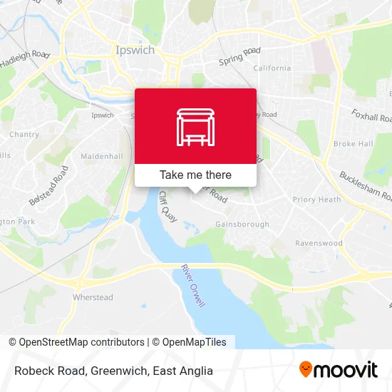 Robeck Road, Greenwich map