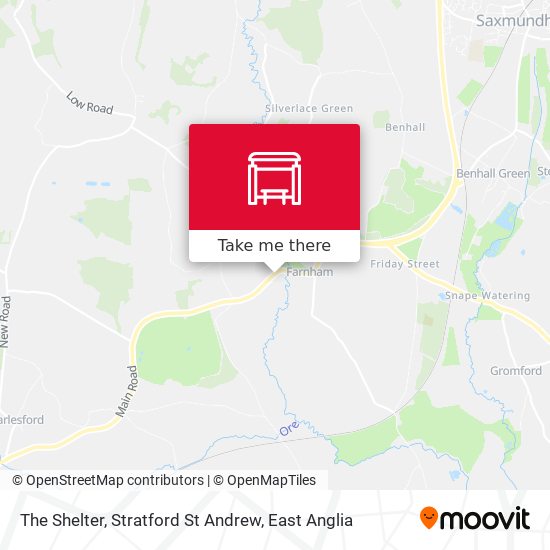 The Shelter, Stratford St Andrew map