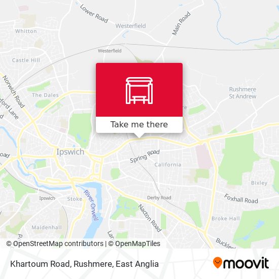Khartoum Road, Rushmere map