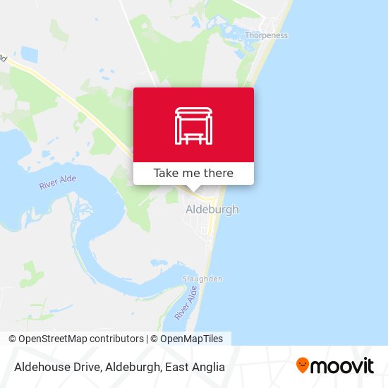 Aldehouse Drive, Aldeburgh map