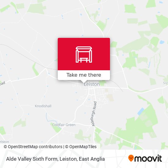 Alde Valley Sixth Form, Leiston map