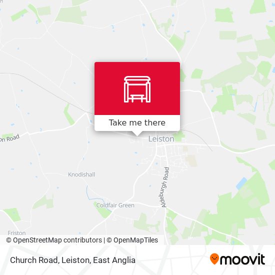 Church Road, Leiston map