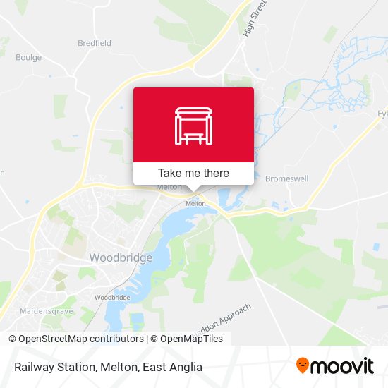 Railway Station, Melton map