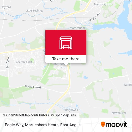 Eagle Way, Martlesham Heath map