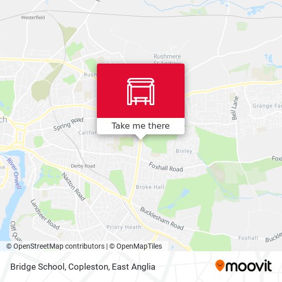 Bridge School, Copleston map