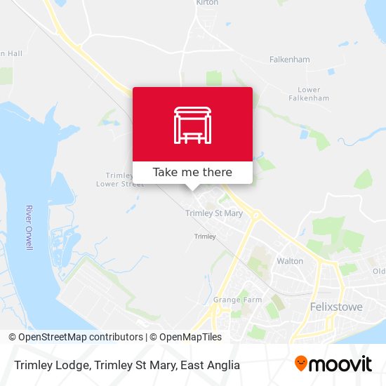 Trimley Lodge, Trimley St Mary map