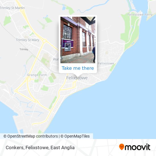 Conkers, Felixstowe map