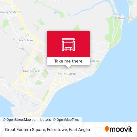 Great Eastern Square, Felixstowe map