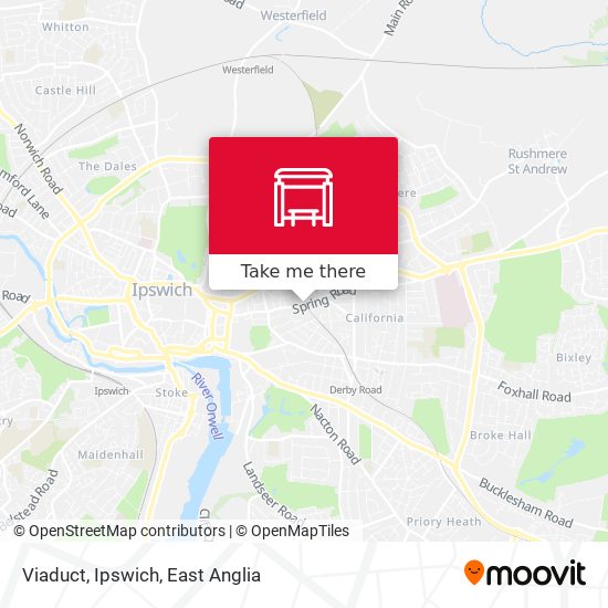Viaduct, Ipswich map