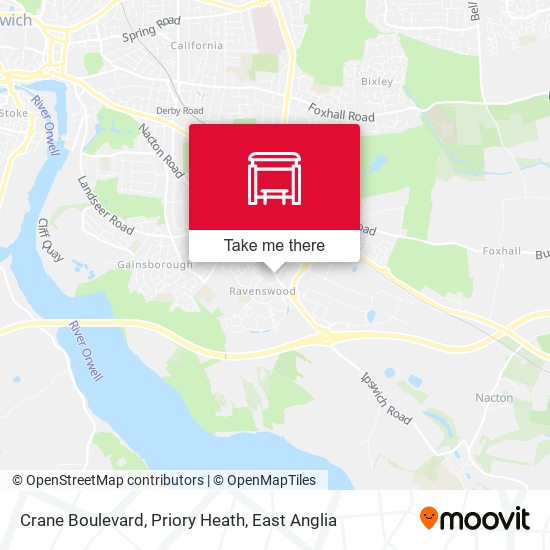Crane Boulevard, Priory Heath map