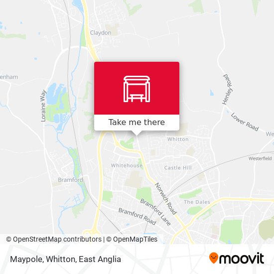 Maypole, Whitton map