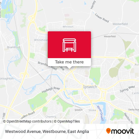 Westwood Avenue, Westbourne map
