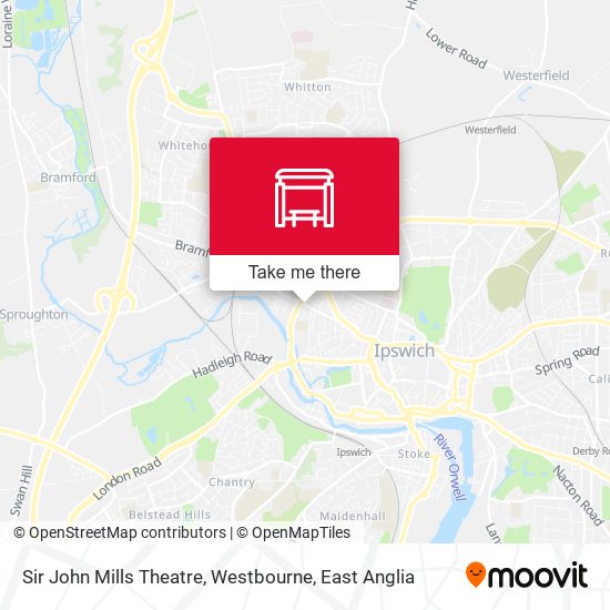 Sir John Mills Theatre, Westbourne map