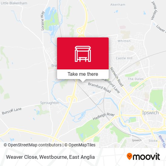 Weaver Close, Westbourne map