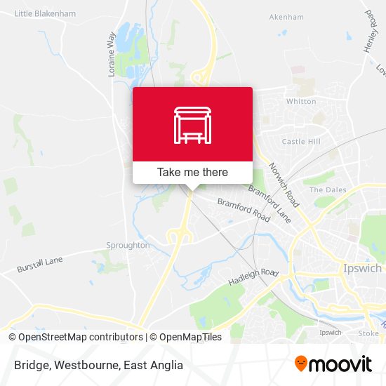 Bridge, Westbourne map