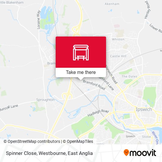 Spinner Close, Westbourne map