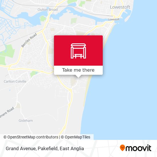 Grand Avenue, Pakefield map
