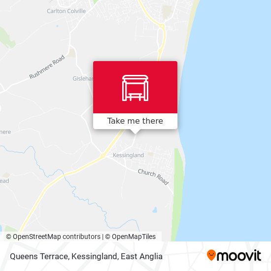 Queens Terrace, Kessingland map